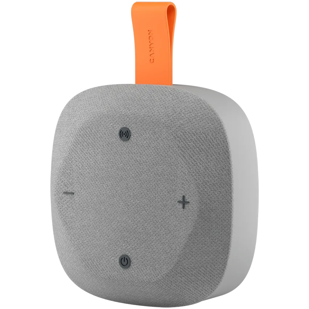 Canyon Hexagon 10 portatīvais Bluetooth skaļrunis, 8 W, pelēks/oranžs