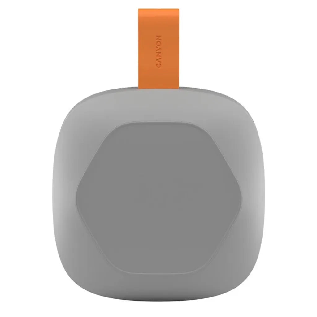 Canyon Hexagon 10 portatīvais Bluetooth skaļrunis, 8 W, pelēks/oranžs