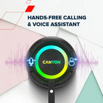 Canyon OnMove 11 portatīvais Bluetooth skaļrunis, 20 W, melns