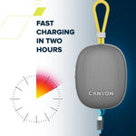 Canyon OnMove 12 portatīvais Bluetooth skaļrunis, 5 W, zils