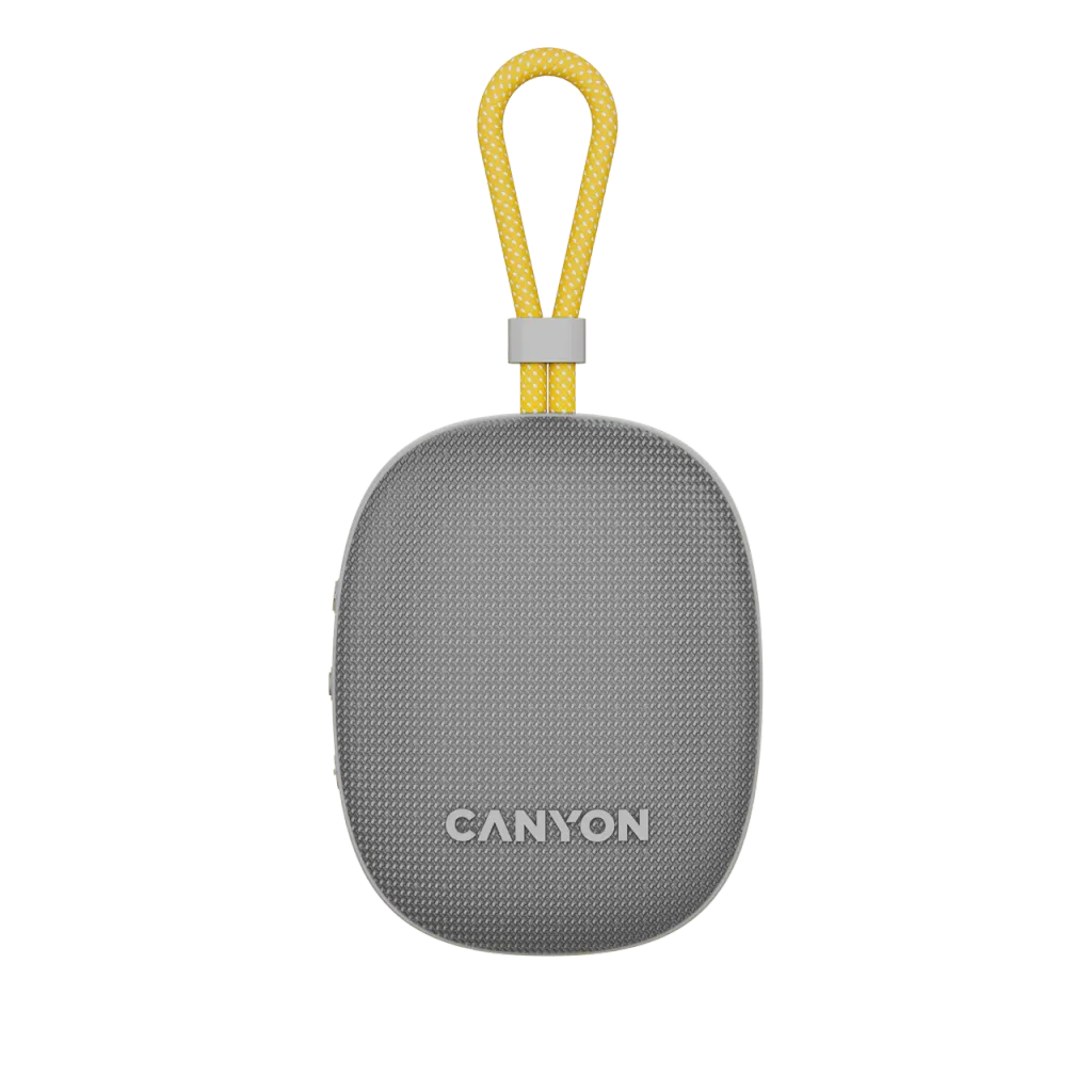 Canyon OnMove 12 portatīvais Bluetooth skaļrunis, 5 W, pelēks