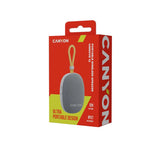 Canyon OnMove 12 portatīvais Bluetooth skaļrunis, 5 W, pelēks