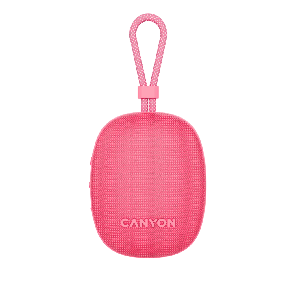 Canyon OnMove 12 portatīvais Bluetooth skaļrunis, 5 W, rozā