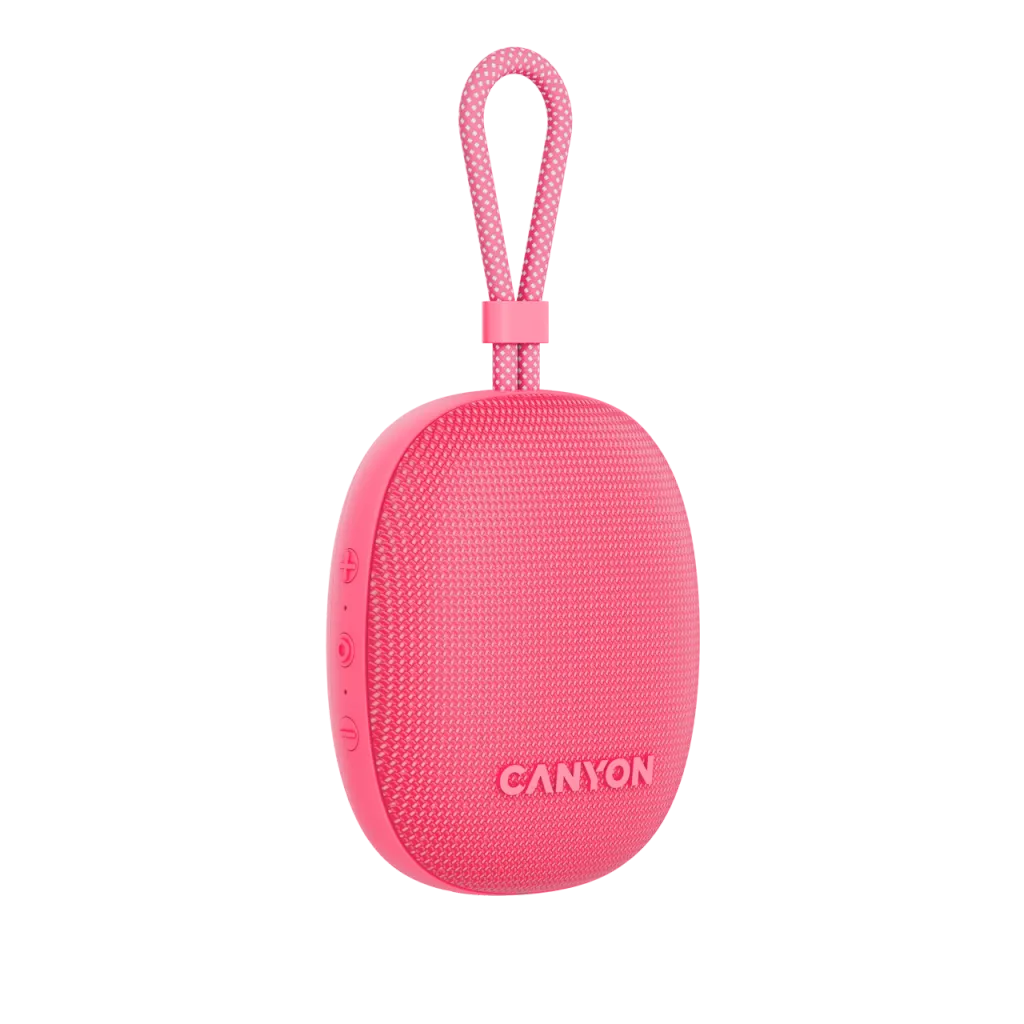 Canyon OnMove 12 portatīvais Bluetooth skaļrunis, 5 W, rozā