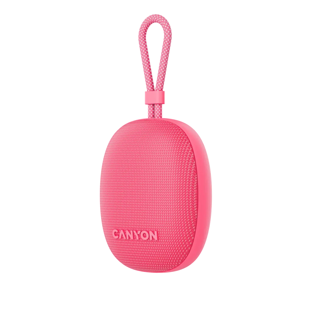 Canyon OnMove 12 portatīvais Bluetooth skaļrunis, 5 W, rozā
