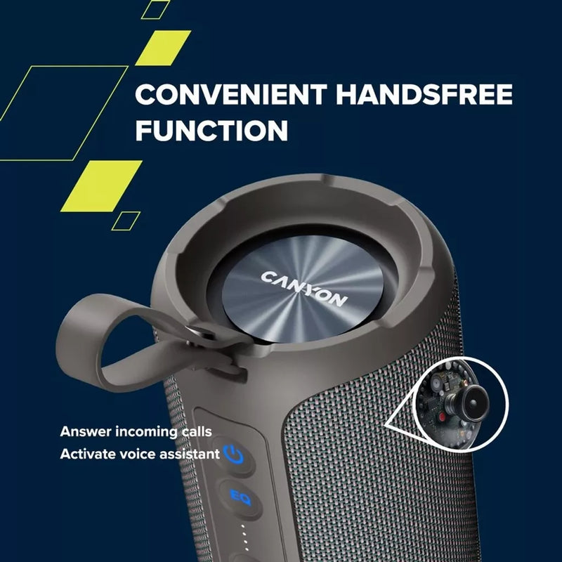 CANYON skaļrunis OnMove 15W EQ TWS AUX tumši zils