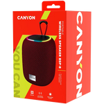 Canyon BSP-8 portatīvais Bluetooth skaļrunis, 10 W, sarkans