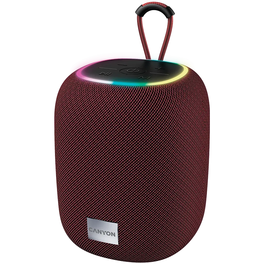 Canyon BSP-8 portatīvais Bluetooth skaļrunis, 10 W, sarkans