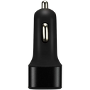 CANYON auto lādētājs C-07 QC 3.0 2.4A/3USB-A Melns