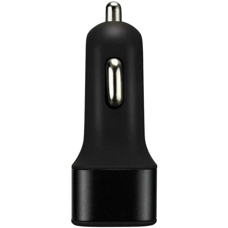 CANYON auto lādētājs C-07 QC 3.0 2.4A/3USB-A Melns