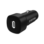 CANYON automašīnas lādētājs OnDrive 30 PD 30 W USB‑C, melns