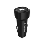 CANYON automašīnas lādētājs OnDrive 30 PD 30 W USB‑C, melns