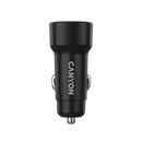 CANYON automašīnas lādētājs OnDrive 30 PD 30 W USB‑C, melns