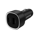CANYON OnDrive 48 48W auto lādētājs, USB-C PD + USB-A QC, 12/24V, melns