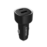 CANYON OnDrive 48 48W auto lādētājs, USB-C PD + USB-A QC, 12/24V, melns