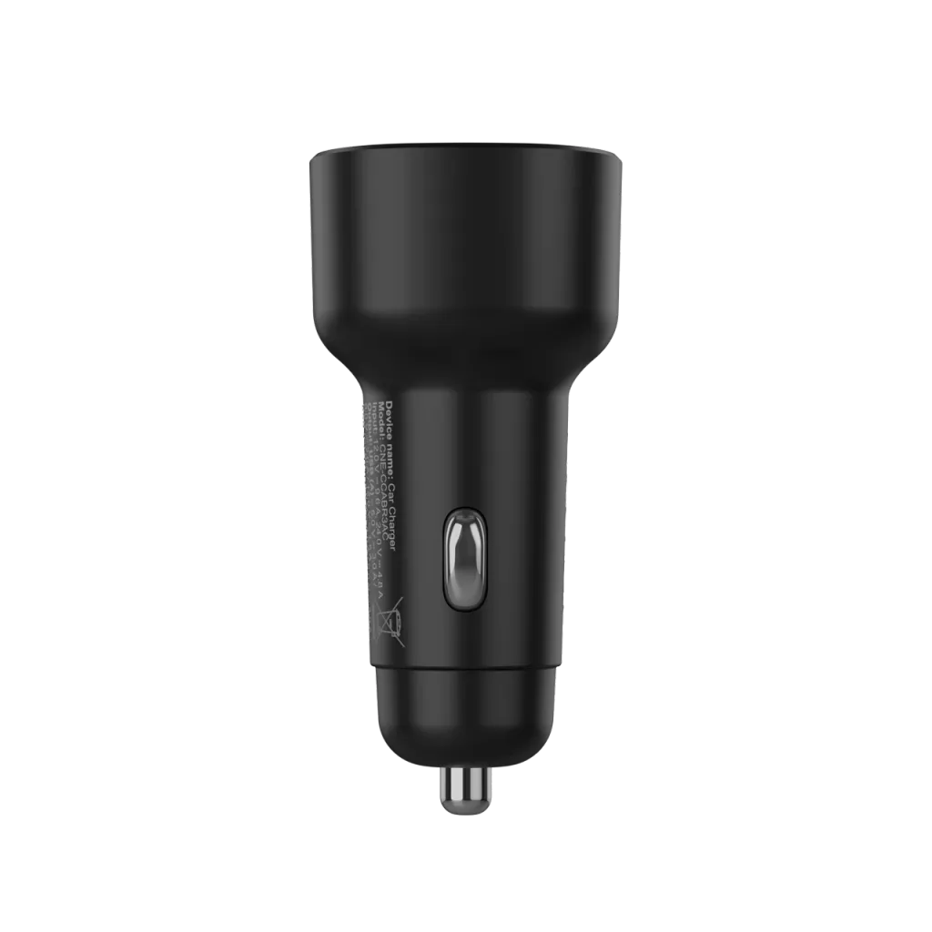 CANYON OnDrive 48 48W auto lādētājs, USB-C PD + USB-A QC, 12/24V, melns