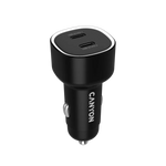 CANYON automašīnas lādētājs OnDrive 60 PD 60 W, 2× USB‑C, melns