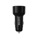 CANYON automašīnas lādētājs OnDrive 60 PD 60 W, 2× USB‑C, melns