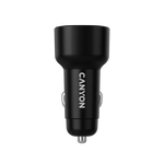 CANYON automašīnas lādētājs OnDrive 60 PD 60 W, 2× USB‑C, melns