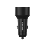 Canyon OnDrive 85 PD 85 W auto lādētājs ar USB-C un USB-A melns