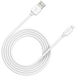 Canyon CFI-1 Lightning–USB-A kabelis, 1 m, 5 W, balts