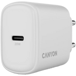 CANYON OnCharge 200 20W USB-C PD/PPS tīkla lādētājs, balts
