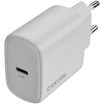 CANYON OnCharge 250 25W USB-C PD/PPS tīkla lādētājs, balts