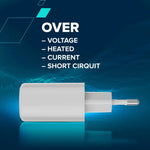 CANYON OnCharge 250 25W USB-C PD/PPS tīkla lādētājs, balts