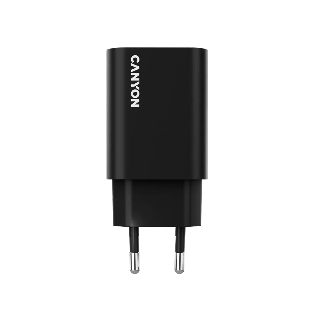 CANYON OnCharge 30CL 30W USB-C PD tīkla lādētājs, melns