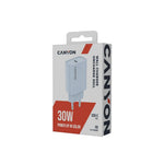 CANYON OnCharge 30CL 30W USB-C PD tīkla lādētājs, zils
