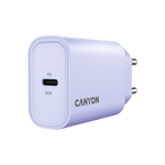 CANYON OnCharge 30CL 30W USB-C PD tīkla lādētājs, lavandas