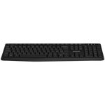CANYON OnType W01 bezvadu tastatūra, 2,4 GHz, pilna izmēra, melna
