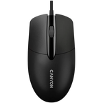 CANYON M-5 vadu optiskā pele, 1200 dpi, 3 pogas, melna