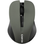 CANYON MW-1 bezvadu optiskā pele, 1600 dpi, 3 pogas, pelēka
