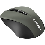 CANYON MW-1 bezvadu optiskā pele, 1600 dpi, 3 pogas, pelēka