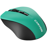 CANYON MW-1 bezvadu optiskā pele, 1600 dpi, 3 pogas, zaļa