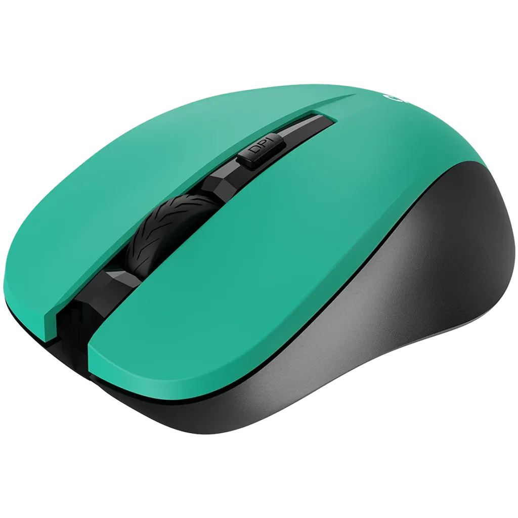 CANYON MW-1 bezvadu optiskā pele, 1600 dpi, 3 pogas, zaļa