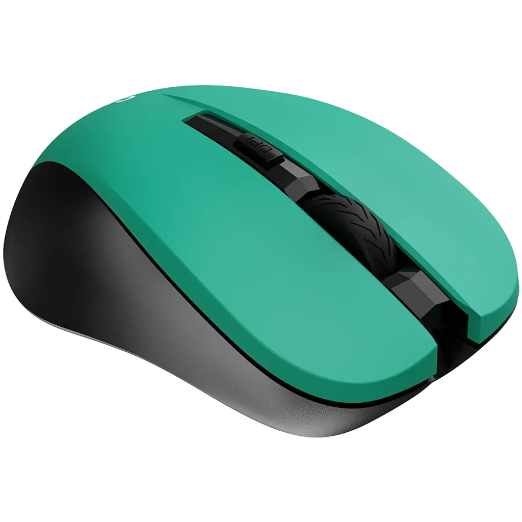 CANYON MW-1 bezvadu optiskā pele, 1600 dpi, 3 pogas, zaļa