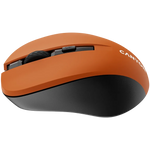 CANYON MW-1 bezvadu optiskā pele, 1600 dpi, 3 pogas, oranža