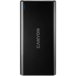 10W CANYON PB-106 10000mAh powerbanka ar 2×USB-A, melna