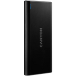 10W CANYON PB-106 10000mAh powerbanka ar 2×USB-A, melna