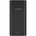 10W CANYON PB-2001 20000mAh powerbanka ar 2×USB-A, melna