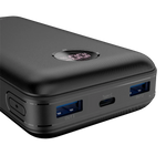 22.5W CANYON PB-2002 20000mAh powerbanka ar USB-C PD un 2×USB-A QC 3.0