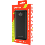22.5W CANYON PB-2002 20000mAh powerbanka ar USB-C PD un 2×USB-A QC 3.0