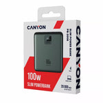CANYON väline aku PB-2008 LED FLAT 20 000 mAh PD100W QC3.0 tumehall