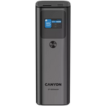 CANYON Power Bank PB-2010 TFT 27,000 mAh 97.2 Wh 140 W PD QC 3.0 Dark Gray