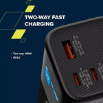 CANYON Power Bank PB-2010 TFT 27,000 mAh 97.2 Wh 140 W PD QC 3.0 Dark Gray