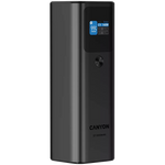 CANYON Power Bank PB-2010 TFT 27,000 mAh 97.2 Wh 140 W PD QC 3.0 Dark Gray