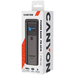 CANYON Power Bank PB-2010 TFT 27,000 mAh 97.2 Wh 140 W PD QC 3.0 Dark Gray