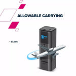 CANYON Power Bank PB-2010 TFT 27,000 mAh 97.2 Wh 140 W PD QC 3.0 Dark Gray